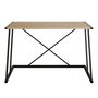 Hanah Home Mesa de Estudio Anemon Nogal y Negro